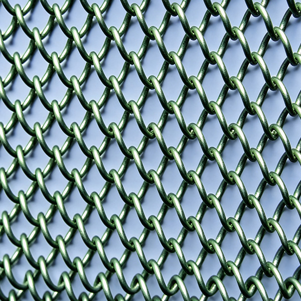 Custom spiral architectural mesh
