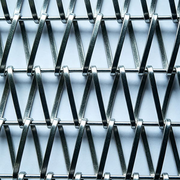 Custom spiral architectural mesh