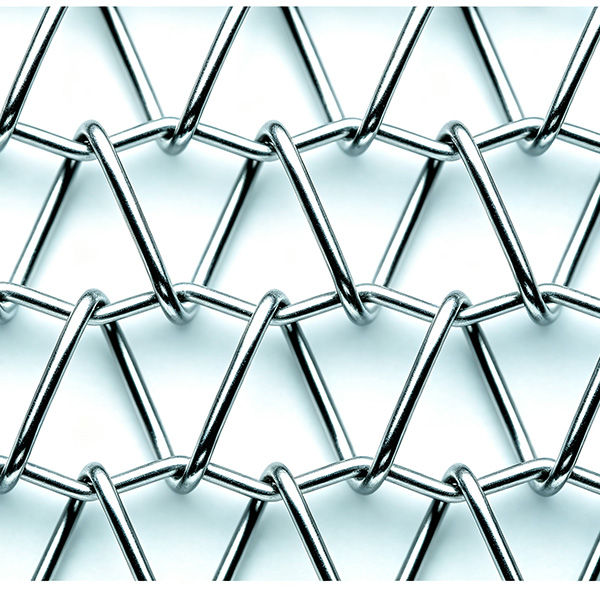 Custom spiral architectural mesh