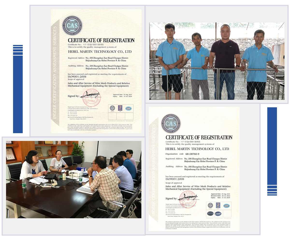 Custom architectural mesh manufacturer in China with quality certifications and experienced production team